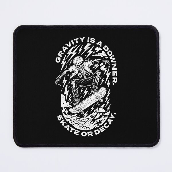 Item preview, Skater Skeleton Skateboarder Gravity Downer Skate Or Decay designed and sold by GrandeDuc.