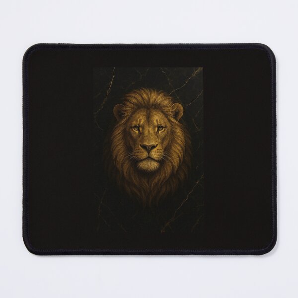 Item preview, Golden Lion - Dark Wall Art designed and sold by GildedLegends.