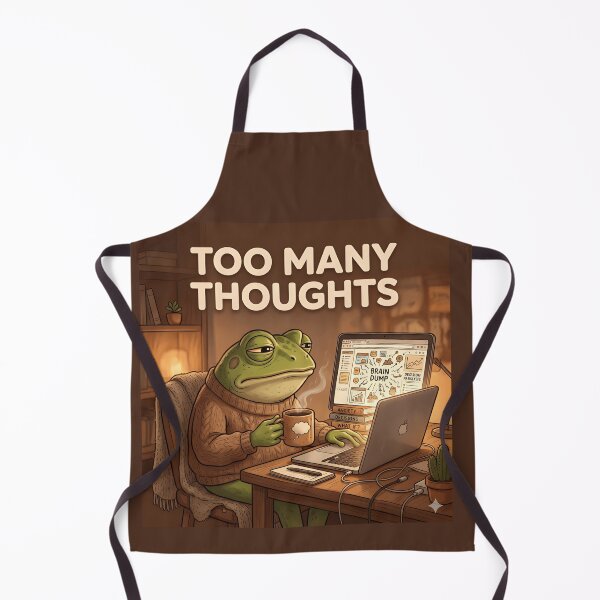 Item preview, Funny Animal Memes for Overthinking Frog ?T-Shirt & Sticker designed and sold by ZyxDes.