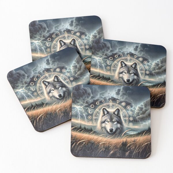 Item preview, Spirit of the Wolf designed and sold by JacquiTaylorArt.