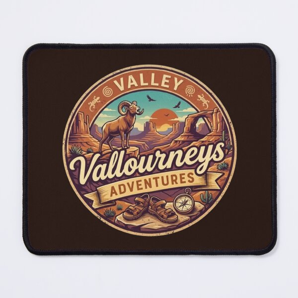 Item preview, Valley Vallourneys Adventures – Desert Exploration Emblem designed and sold by Dogandesighn.