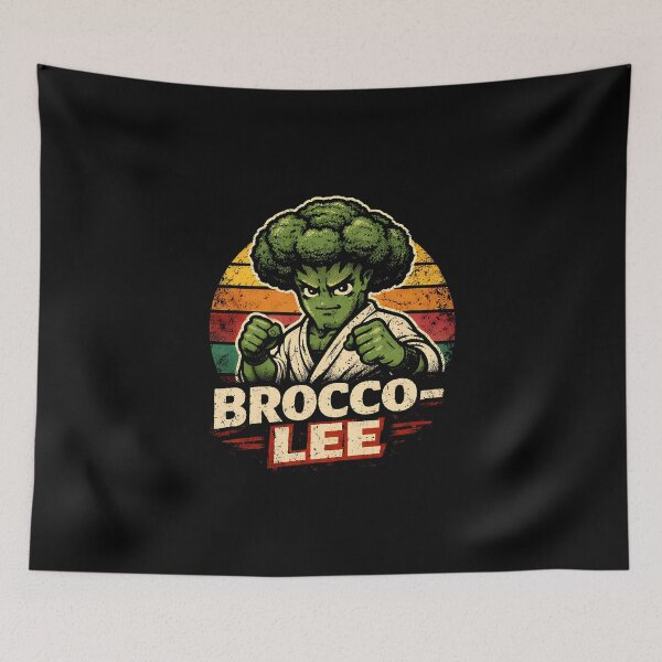 Item preview, Brocco-Lee Funny Food Puns designed and sold by DemureArtsy.