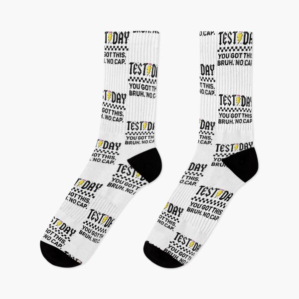 Item preview, Test Day You Got This Bruh No Cap designed and sold by yartyartyart.