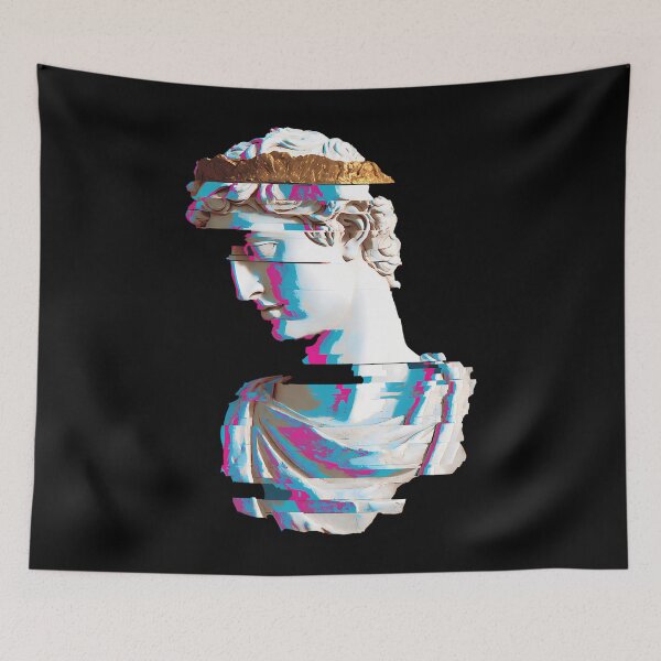Item preview, Glitched Marble Bust Vaporwave designed and sold by ebvpidzsnt52.