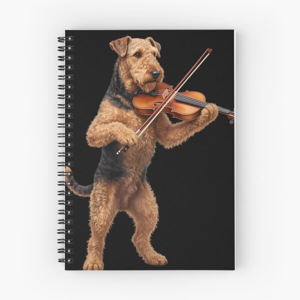 Item preview, Airedale Terrier Playing Viloin Player Violinist Dog Lover designed and sold by TerryConnells.