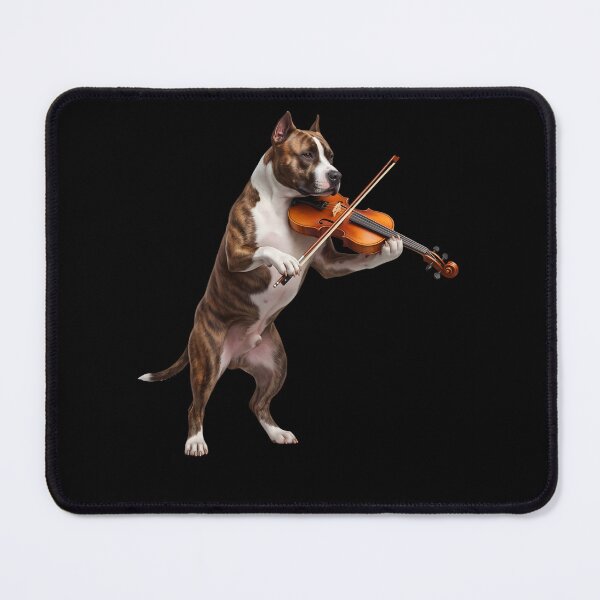 Item preview, American Staffordshire Terrier Playing Viloin Player Violinist Dog Lover designed and sold by TerryConnells.