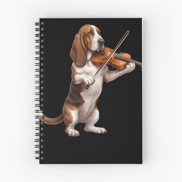 Item preview, Basset Hound Playing Viloin Player Violinist Dog Lover designed and sold by TerryConnells.