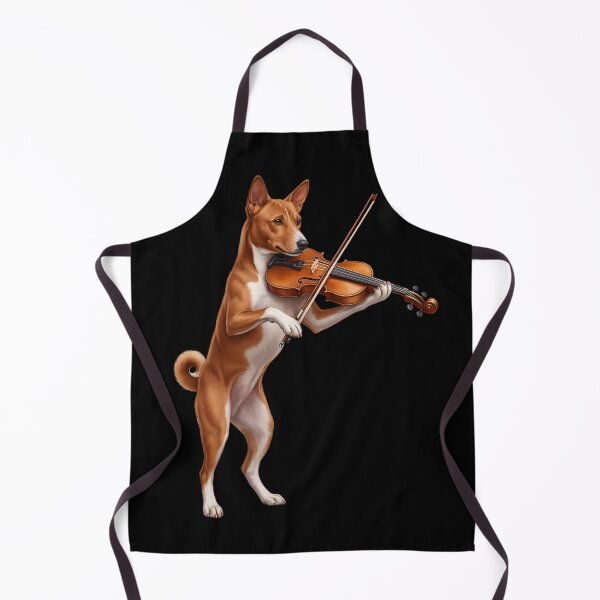 Artikelvorschau, Basenji spielt Violine, ist ein Hundeliebhaber. entworfen und verkauft von TerryConnells.