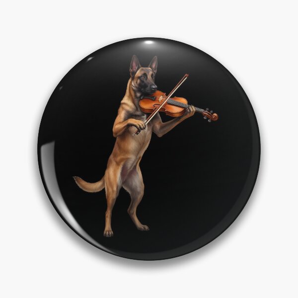 Item preview, Belgian Malinois Playing Viloin Player Violinist Dog Lover designed and sold by TerryConnells.