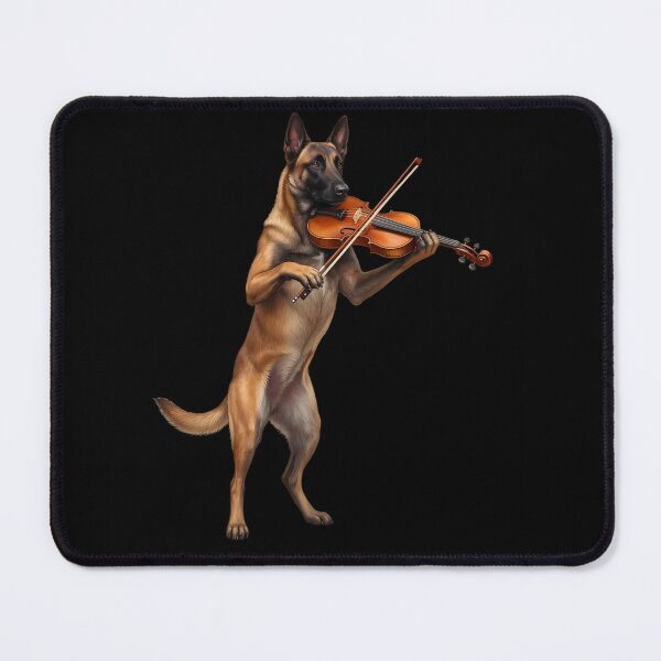 Item preview, Belgian Malinois Playing Viloin Player Violinist Dog Lover designed and sold by TerryConnells.