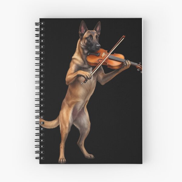 Item preview, Belgian Malinois Playing Viloin Player Violinist Dog Lover designed and sold by TerryConnells.