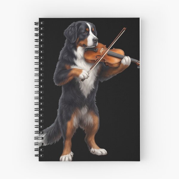 Item preview, Bernese Mountain Dog Playing Viloin Player Violinist Dog Lover designed and sold by TerryConnells.