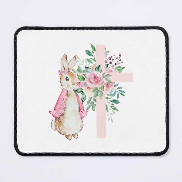 Item preview, Pink Peter Rabbit Happy Easter designed and sold by SvetlanaArt.