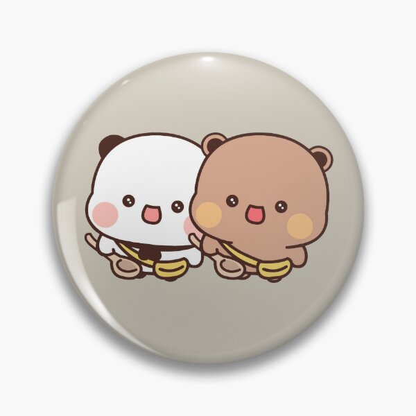 Item preview, Bubu and Dudu Dating Bear | Cute Bear Couple | Panda Yier | Bubu Brownie Bear designed and sold by valeriehsin.