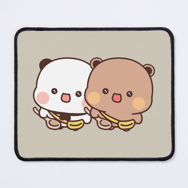 Item preview, Bubu and Dudu Dating Bear | Cute Bear Couple | Panda Yier | Bubu Brownie Bear designed and sold by valeriehsin.