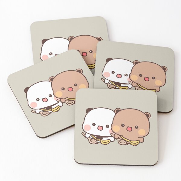 Item preview, Bubu and Dudu Dating Bear | Cute Bear Couple | Panda Yier | Bubu Brownie Bear designed and sold by valeriehsin.