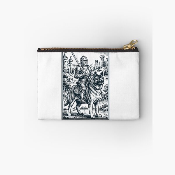 Artikelvorschau, Vintage Knight Akita Rider Grimdark Medieval Dog Lover entworfen und verkauft von DoodleTortle.