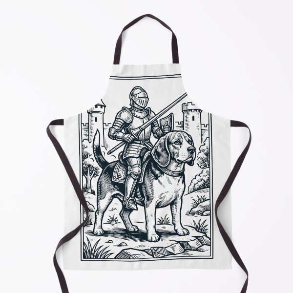 Item preview, Vintage Knight Beagle Rider Grimdark Medieval Dog Lover designed and sold by DoodleTortle.