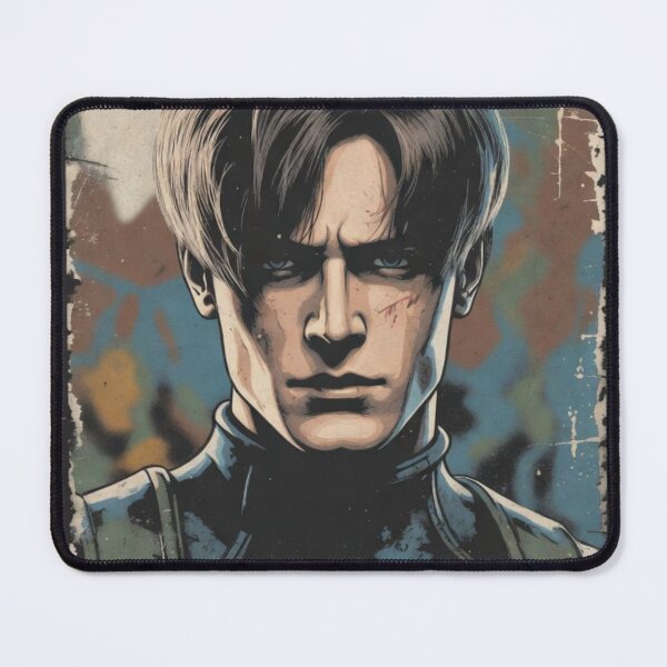 Item preview, Leon Kennedy Biohazard Vintage Retro Poster Art Design designed and sold by CandyKissDgtl.