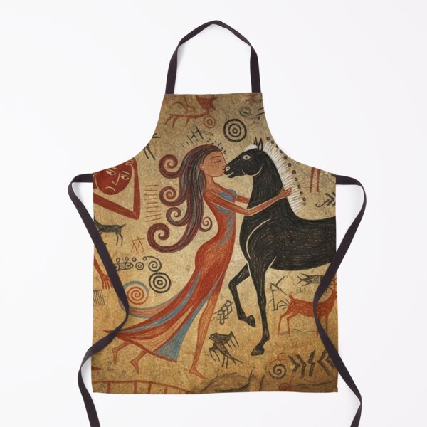 Item preview, @Ug Prehistoric Cave Drawings 'Mua Makes a Choice' designed and sold by NickWhittleArt.