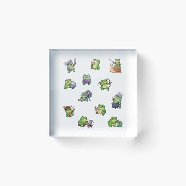 Item preview, RPG Frog sticker pack designed and sold by AliveStyle.