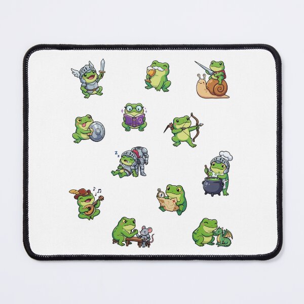 Item preview, RPG Frog sticker pack designed and sold by AliveStyle.