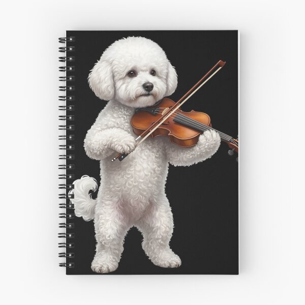 Item preview, Bichon Frise Playing Viloin Player Violinist Dog Lover designed and sold by TerryConnells.