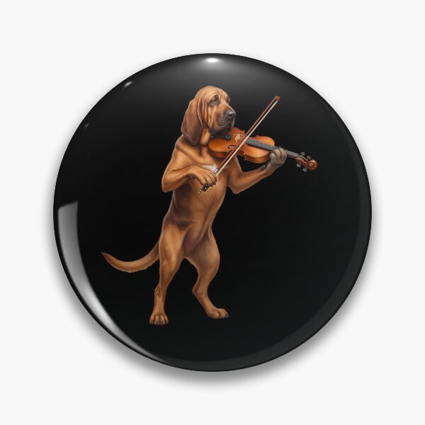 Item preview, Bloodhound Playing Viloin Player Violinist Dog Lover designed and sold by TerryConnells.
