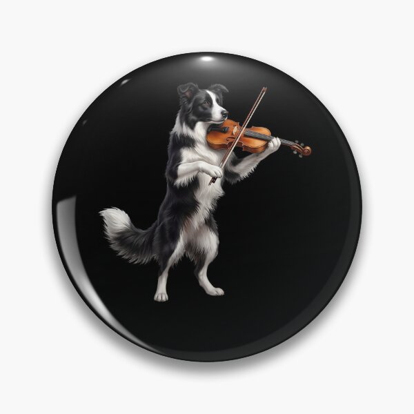 Item preview, Border Collie Playing Viloin Player Violinist Dog Lover designed and sold by TerryConnells.