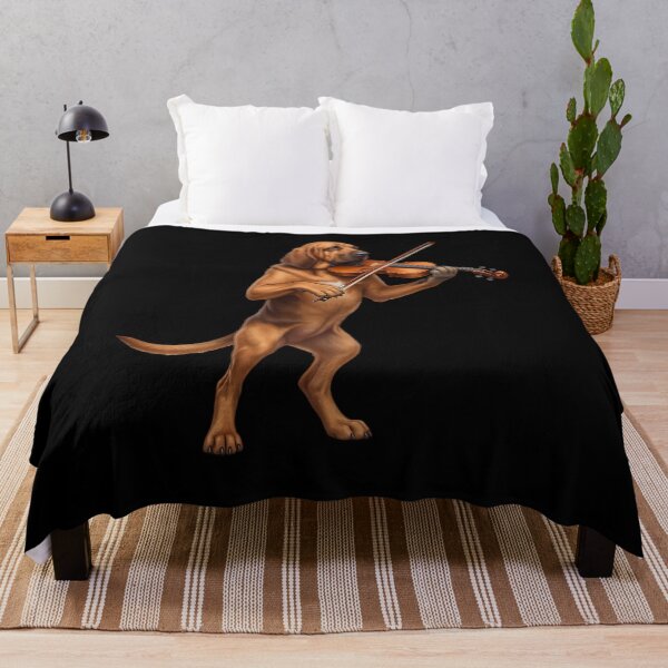 Item preview, Bloodhound Playing Viloin Player Violinist Dog Lover designed and sold by TerryConnells.