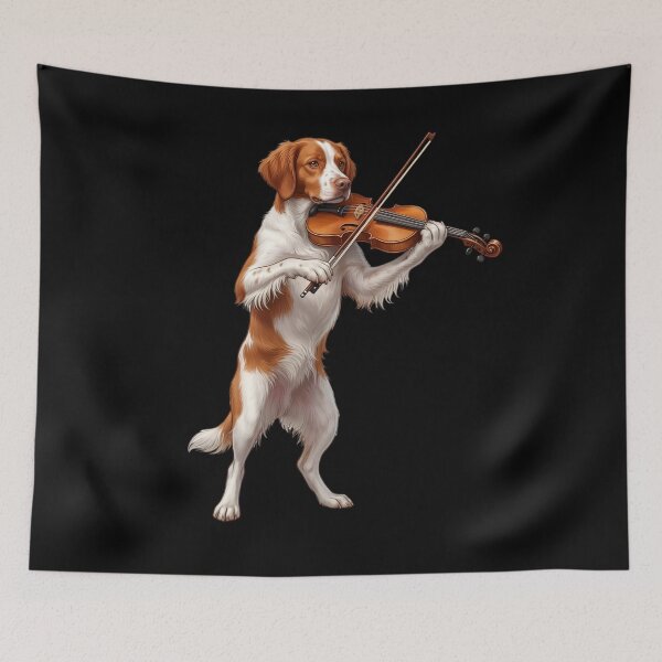 Artikelvorschau, Brittany spielt Violine, ist eine Geigerin und liebt Hunde. entworfen und verkauft von TerryConnells.