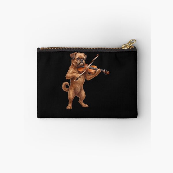 Item preview, Brussels Griffon Playing Viloin Player Violinist Dog Lover designed and sold by TerryConnells.