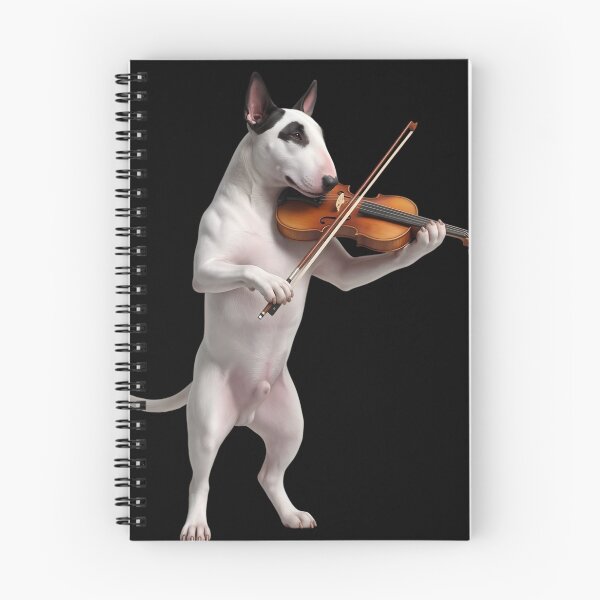 Item preview, Bull Terrier Playing Viloin Player Violinist Dog Lover designed and sold by TerryConnells.