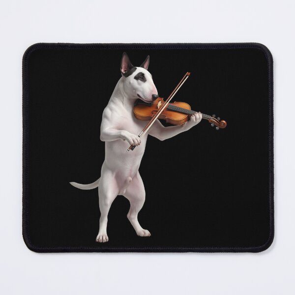 Item preview, Bull Terrier Playing Viloin Player Violinist Dog Lover designed and sold by TerryConnells.
