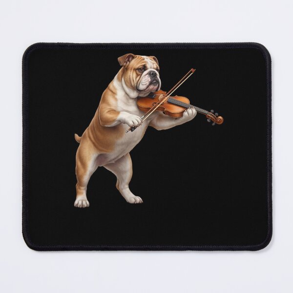 Item preview, Bulldog Playing Viloin Player Violinist Dog Lover designed and sold by TerryConnells.