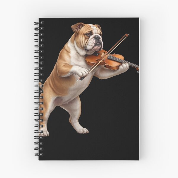 Item preview, Bulldog Playing Viloin Player Violinist Dog Lover designed and sold by TerryConnells.