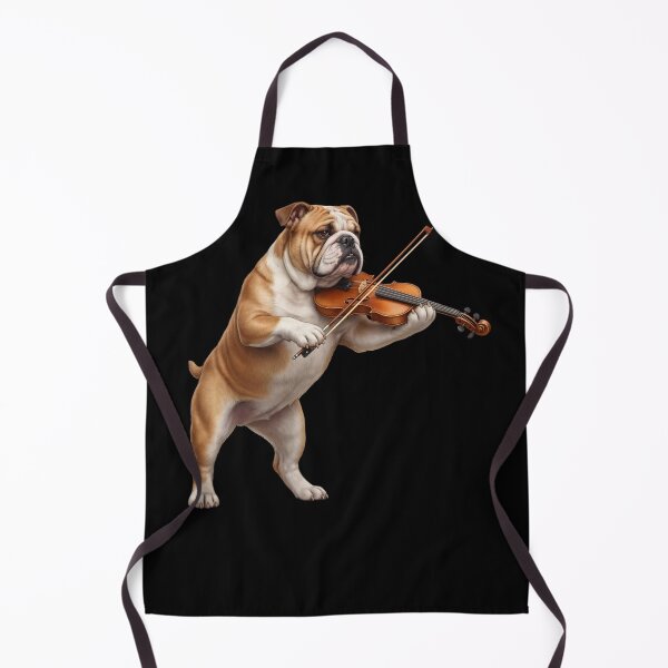 Artikelvorschau, Bulldogge spielt Violine, ist ein Geiger und liebt Hunde entworfen und verkauft von TerryConnells.