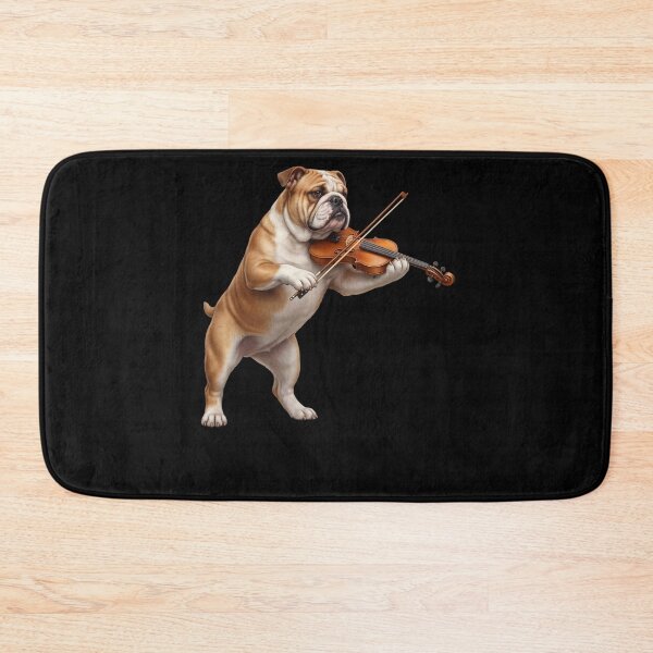 Artikelvorschau, Bulldogge spielt Violine, ist ein Geiger und liebt Hunde entworfen und verkauft von TerryConnells.
