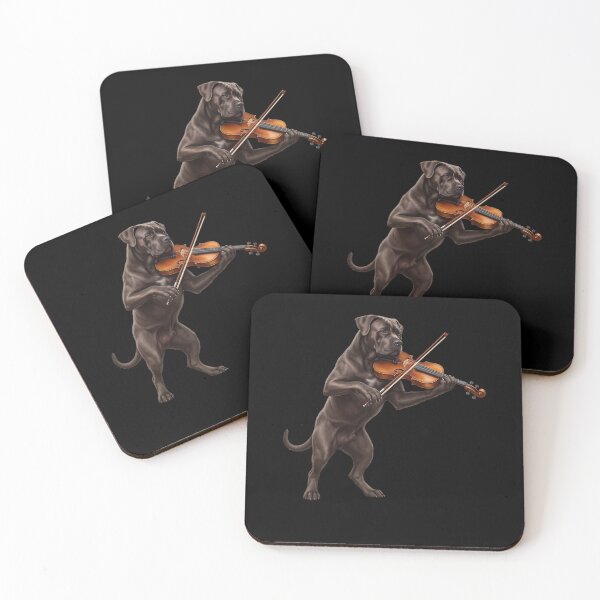 Item preview, Cane Corso Playing Viloin Player Violinist Dog Lover designed and sold by TerryConnells.