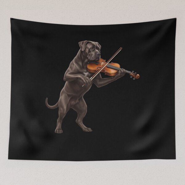 Item preview, Cane Corso Playing Viloin Player Violinist Dog Lover designed and sold by TerryConnells.