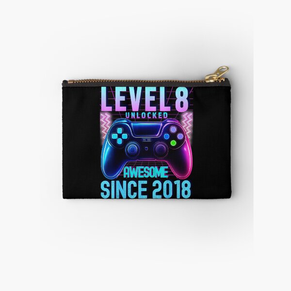 Item preview, Level 8 Unlocked Retro Neon Gamer Milestone  designed and sold by FGTV2021.