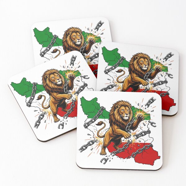 Item preview, Persian Lion Breaking Chains – Freedom Iran Symbol designed and sold by HeleDesign1983.
