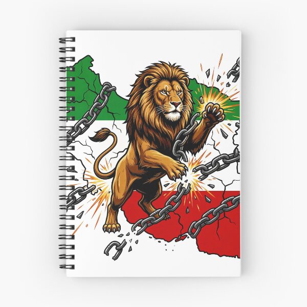 Item preview, Persian Lion Breaking Chains – Freedom Iran Symbol designed and sold by HeleDesign1983.