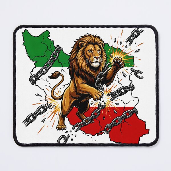Item preview, Persian Lion Breaking Chains – Freedom Iran Symbol designed and sold by HeleDesign1983.