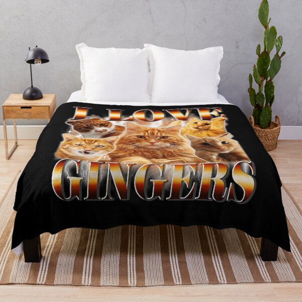 Item preview, I Love Gingers Funny Orange Cat Meme  designed and sold by tadmercado.
