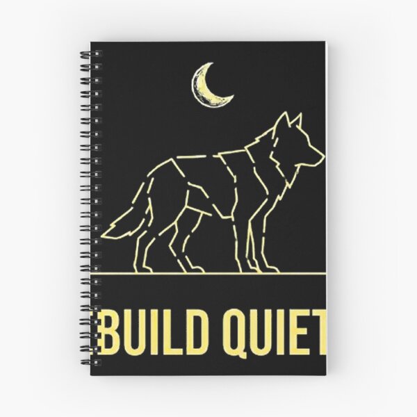 Item preview, Minimalist Wolf Rebuild Quietly - Geometric Moon Line Art designed and sold by MT-Hub | Art for Every Soul.