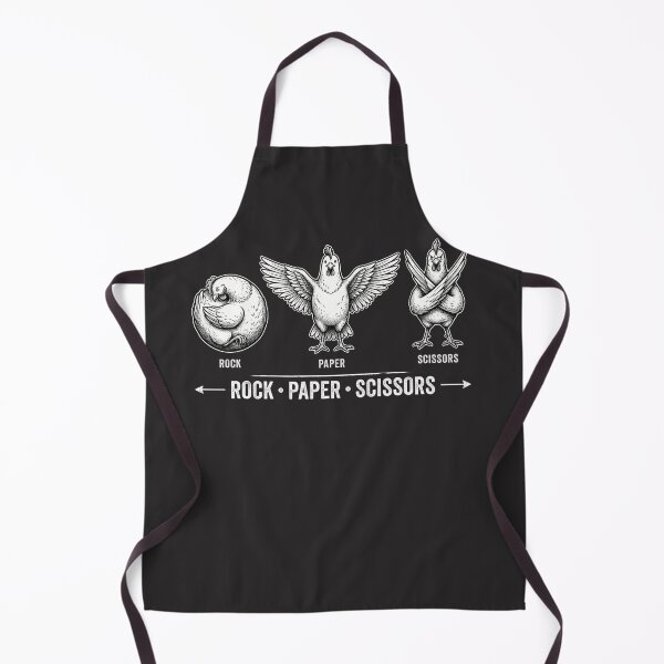 Item preview, Chicken Rock Paper Scissors Funny Hen Rooster Farmer Design designed and sold by FormalDehyena.