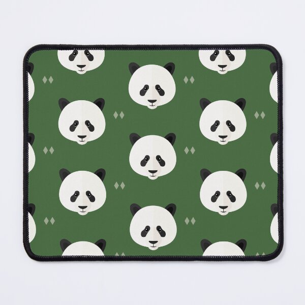 Item preview, Panda heads on green designed and sold by reneesillus.