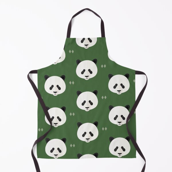 Item preview, Panda heads on green designed and sold by reneesillus.