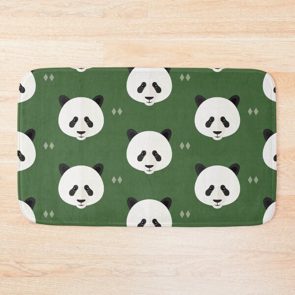 Item preview, Panda heads on green designed and sold by reneesillus.